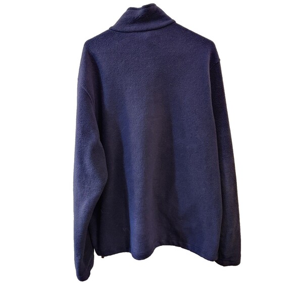 Woolrich Navy Blue Fleece Jacket Sweater Men's Size XL - Picture 3 of 5